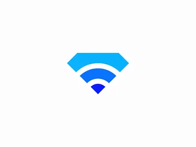 diamondConnect brand connect design designs diamond logo logos wifi