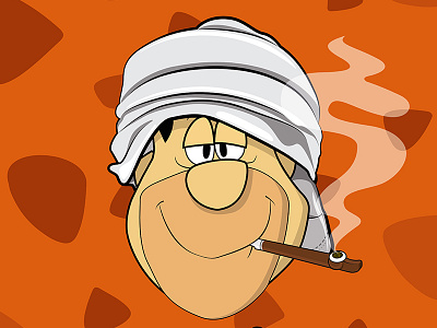 A Trip to the Gulf arab flintstones fred high smoking