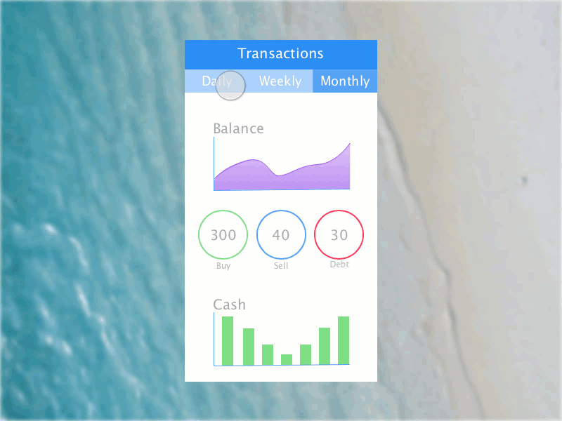 Transaction UI Animation android animation app gif ios transaction ui