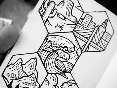 Places - Sketchbook design drawing illustration places sketch