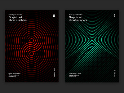 Graphic art about numbers art graphic numbers poster