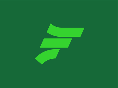 F💸🚀 branding creative design f logo flash logo graphic design green logo logo mark minimal speed logo symbol