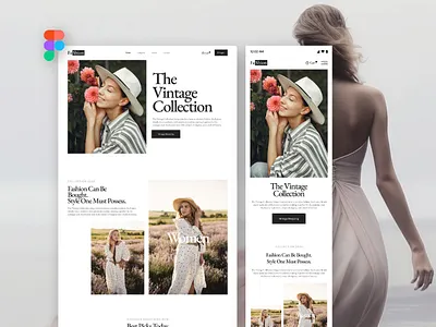 Fashion - Online Store E-commerce Website agency branding business ecommece website fashion fiverr freelancer landing page uiux user interface web design web development website design