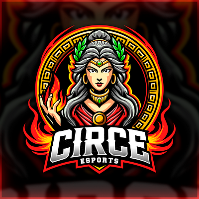 Circe Esports Team Rebrand esports esports team gamer gaming graphic design graphics illustrator logo logo design logo designer mascot logo design vector