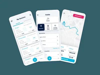 KER ClockIt Sport | Redesign figma mobile mobileapp redesign ui ui design uiux user experience