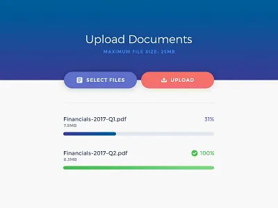 Daily UI #031 buttons dailyui file progress ui upload