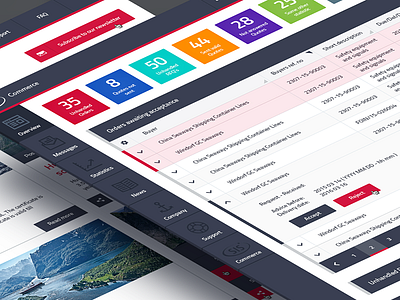 E Market Platform dashboard ecommerce fleet management marine market ships tool trade trading ui ux