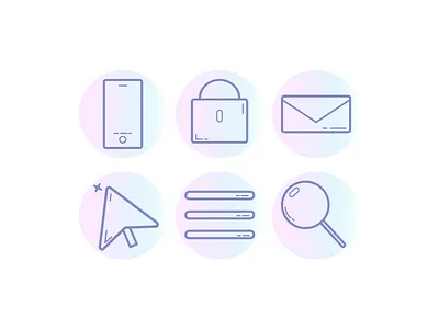 Line Icons graphic icons illustrator instructional line ui ux