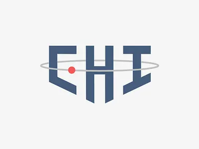"CHI" Logo chi chicago illustrator logo orbit planet project school star vector