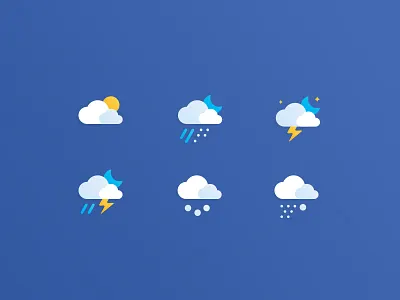 Free Weather Icons ai clouds free free icons freebies icons moon psd rain snow weather weather icons