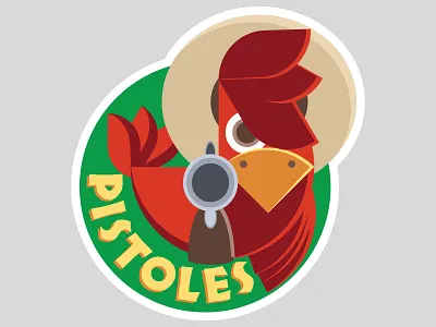 Panchito Pistoles disney rooster saludos amigos three caballeros vector