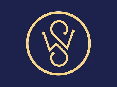 WS Monogram branding icon logo monogram