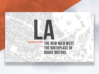 Brave Motors brave motors layout los angeles map ui ux web web design website website design