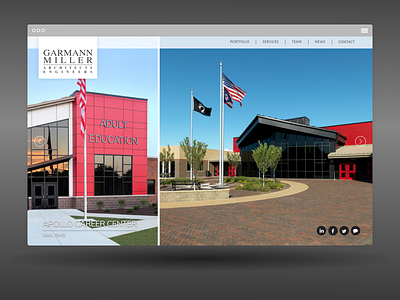 Garmann/Miller architect design engineers seo website