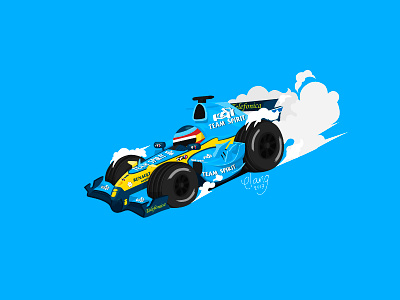 Renault R26 - Fernando Alonso alonso f1 fernando fernando alonso formula 1 race racing renault