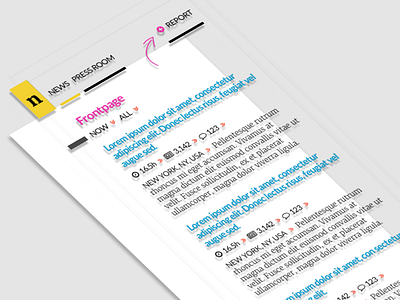 nwzer - Mobile View, deconstructed ai journalism mobile news reddit responsive ui user generated content ux wip