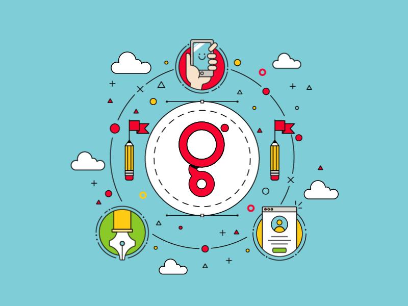 Graphictech Doodle agency animation colors illustration outline trending ui ux