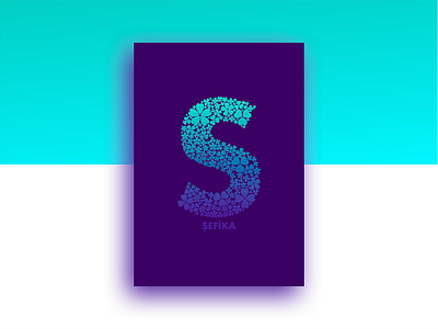 Sefika clover hearts logo love purple sefika turquoise