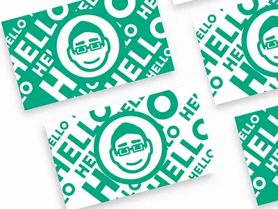 2017 Personal Business Cards bold branding personal print
