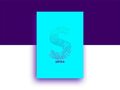 Sefika Outline clover hearts logo love purple sefika turquoise