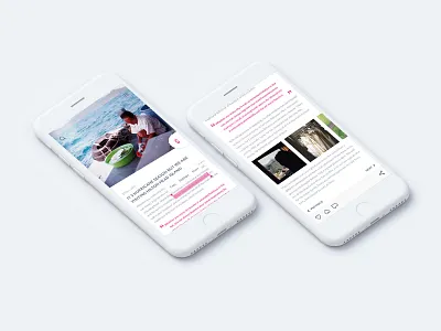 Blog Mobile App UI Design blog dribbble ios iphone material mobile psd sketch sketchapp ui ux