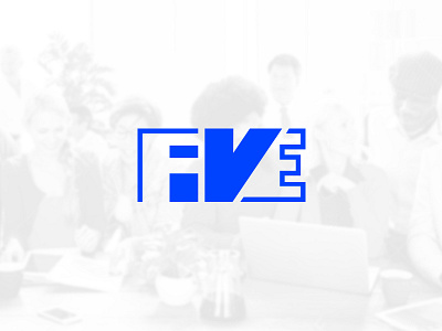 45 - Forty Five 45 clever five forty forty five hidden logo minimal