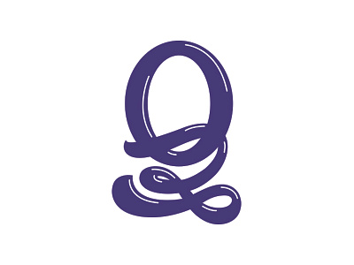 Q hand lettering type typeface typography