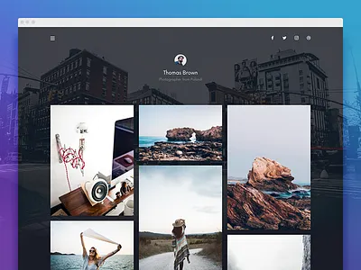 Hustle Theme blog dark favium grid hustle landing photo theme tumblr web wordpress