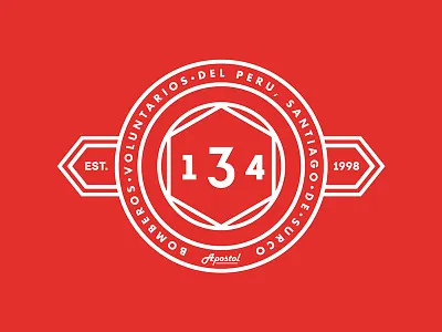 Fire Department badge # 2 badge branding lockup logo logotype type typography
