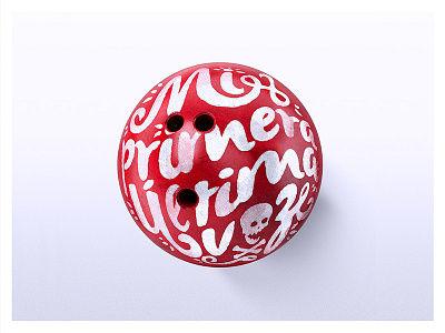 Letters on Red handmade letter lettering logo logotype type typography