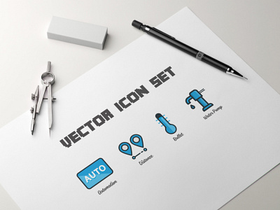 Vector Icon Set icon minimal vector