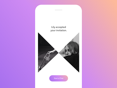 Invitation Accepted accepted chat gradient invitation ios start