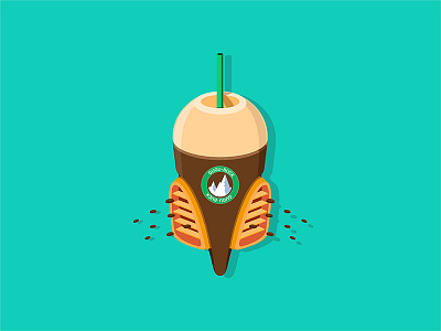 Gugubucks coffee illustrations ui