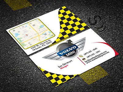 Maitland Imports Business Card business card design layout mockup