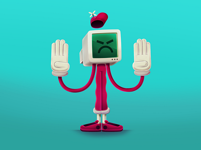 Kindergarten Computer Lab Mascot character design computer drake tuura