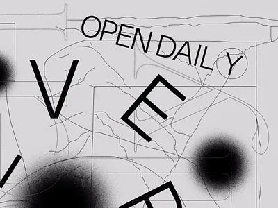 026 color line poster scribble texture type