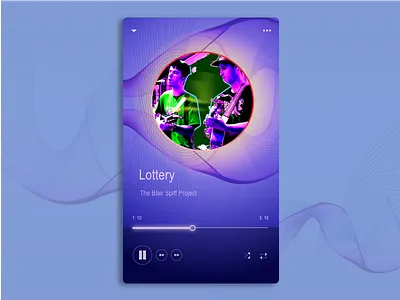 #100DayUIChallenge #009 100 day ui challenge music player