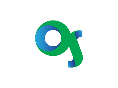 Omniswift blue branding green logo tech