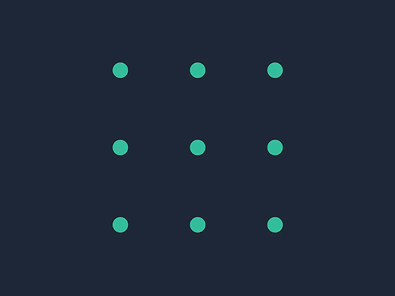 3d Dots 3d animation c4d dots flat mograph style