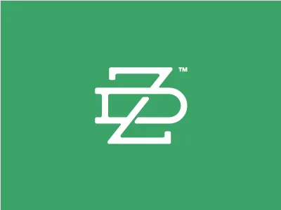 ZD apparel clothing d green logo monogram z zd