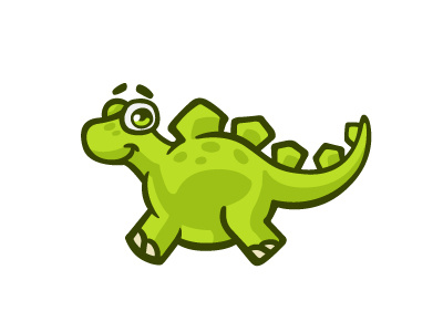 Dino cartoon dino dinosaur green logo logotype