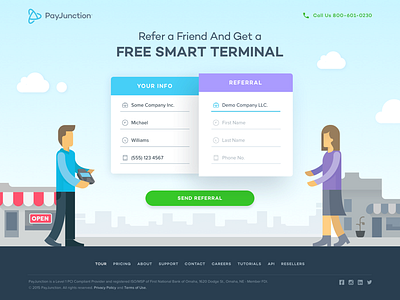 Landing Page interface landing page ui user interface ux web design webdesign website