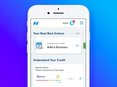 Nav Mobile Dashboard blue dashboard nav product design ui ux