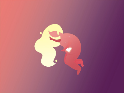 MOTHER art artwork gradient illustration love mother pregnant vector