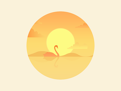 #1 illustration app bird chart clear cloudy iiiustrator ui ux yellow