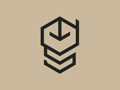 Logo chevron g hexagon tactical