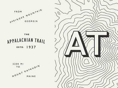 Monday Madness: Trails! hiking maps monday madness topography trails type challenge typography