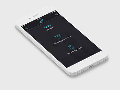 Erwina Dark app design ios modern ui ux ux design uxui