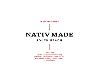 Nativ Made Wordmark beverage brand brand development branding cold press food logo packaging photography