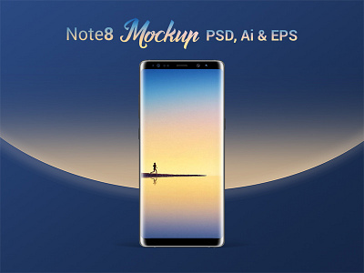 Free Samsung Galaxy Note8 Design Phone Mockup PSD ai eps free mockup mockup psd note8 note8mockup psd samsung galaxy note8